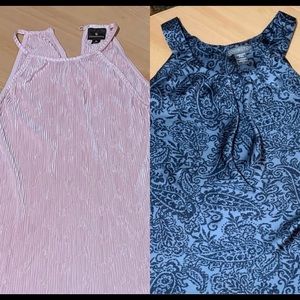Semi-formal halter blouses bundle of 2